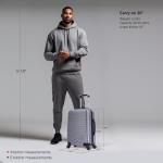 InUSA Royal 20" Lightweight Hardside Luggage, Silver