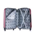InUSA Pilot 3-Piece Wine Hardside Luggage Set