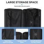 20-Inch Hardside Carry-On Luggage with Cup Holder