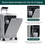 Nobl Zipperless Hard Shell Carry-On Suitcase