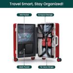 Nobl Zipperless Aluminum Frame Check-In Suitcase