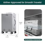 Nobl Zipperless Hard Shell Carry-On Suitcase