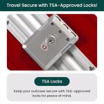 Nobl Zipperless Aluminum Frame Check-In Suitcase