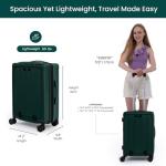 NOBL Expandable Carry On Luggage with Spinner Wheels
