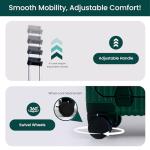 NOBL Expandable Carry On Luggage with Spinner Wheels