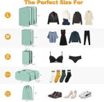 Velaybor 8-Piece Waterproof Packing Cube Set