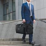 Hanke Convertible Duffle and Garment Bag, Black