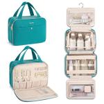 Hanke Toiletry Bag with Jewelry Organizer, Turquoise