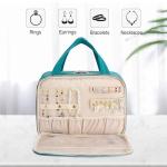 Hanke Toiletry Bag with Jewelry Organizer, Turquoise