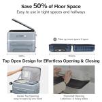 Hanke 20" Hard Shell Carry-On Luggage with Cup Holder