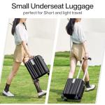 Hanke 14 Inch Wheeled Underseat Carry-On - Jet Black