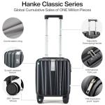 Hanke 14 Inch Wheeled Underseat Carry-On - Jet Black