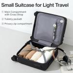 Hanke 14 Inch Wheeled Underseat Carry-On - Jet Black