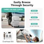 AIWEINY 26-Inch Hard Shell Spinner Luggage