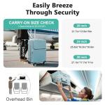 AIWEINY 20-Inch Hard Shell Carry-On Luggage