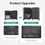 AIWEINY 20-Inch Hard Shell Carry-On Luggage