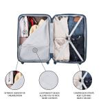 Protege Blue 2-Piece Hardside Luggage Set