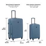 Protege Blue 2-Piece Hardside Luggage Set