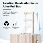 B Waygga 22-Inch Lightweight Spinner Carry-On Luggage