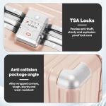 B Waygga 22-Inch Lightweight Spinner Carry-On Luggage