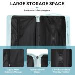 20-Inch Carry-On Luggage with Cup Holder & USB Port