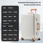 B waygga 2 Piece Lightweight Hardside Luggage Set