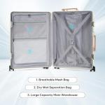 B waygga 2 Piece Lightweight Hardside Luggage Set