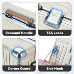 B waygga 2 Piece Lightweight Hardside Luggage Set