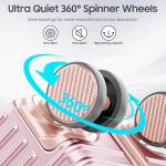 Lightweight TSA-Approved Carry-On Luggage with Wheels