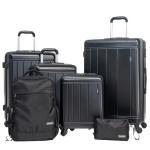 Tripcomp 6-Piece Hardside Luggage Set with Backpacks