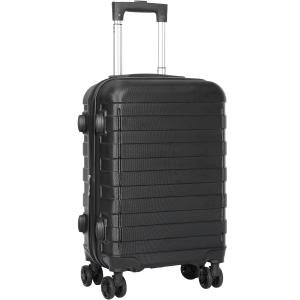 ZENY 11" Lightweight Expandable Teen Luggage, Black