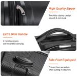 HomGarden 22-Inch Expandable Black Carry-On Spinner