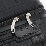 ZENY 11" Lightweight Expandable Teen Luggage, Black