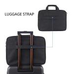 KROSER Expandable Lightweight Laptop Briefcase - Black