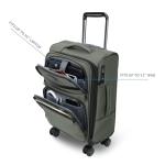 KROSER 20 Inch Expandable Carry-On Luggage