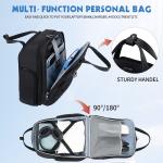 KROSER 16-Inch Softside Underseat Carry-On Luggage