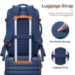 UKEIN 3-Piece Luggage Set with Backpack - Blue