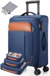 UKEIN Expandable 22" Carry-On Luggage with Wheels