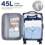UKEIN Expandable 22" Carry-On Luggage with Wheels