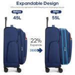 UKEIN Expandable 22" Carry-On Luggage with Wheels
