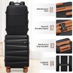 UKEIN 3-Piece Hardshell Luggage Set with Backpack