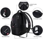 Water-Resistant Laptop Backpack with USB Charging