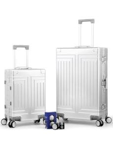 KANGSHILU Aluminum Carry-On Luggage, Airline Approved