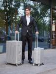 KANGSHILU Aluminum Carry-On Luggage, Airline Approved