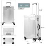KANGSHILU Aluminum Carry-On Luggage, Airline Approved