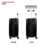 SWISSGEAR Ridge Expandable Carry-On Luggage - Black