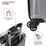 SwissGear 3750 18.5-Inch Silver Carry-On Luggage