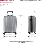 SwissGear 3750 18.5-Inch Silver Carry-On Luggage
