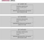 SwissGear Wanderlust Pro Lightweight 3-Piece Spinner Set