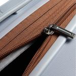 Delsey Paris 24" Expandable Spinner Luggage, Platinum